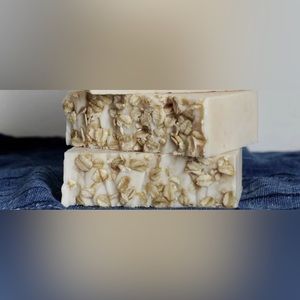 Soothing Hand Made organic breast milk soap oat meal and honey
